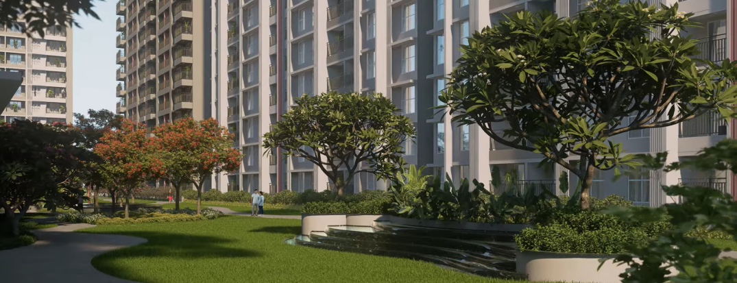 Interior view of a luxury apartment at Raymond Address By GS Wadala